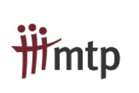 Logo mit dem Schriftzug ‚marketing leben.‘ und dem roten ‚mtp‘-Symbol.